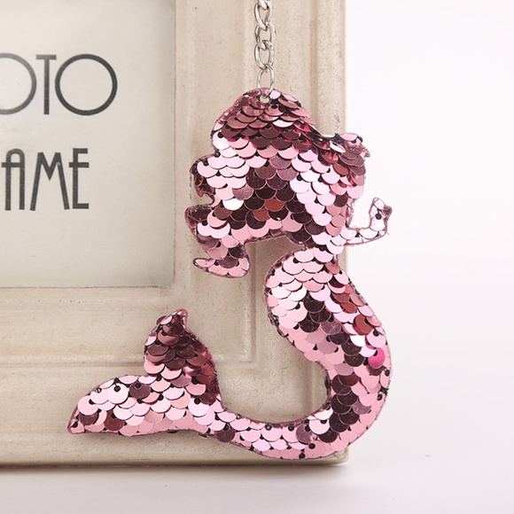 Cinderella's Closet Accessories - Sequin Mermaid Handbag Charm/Keychain